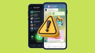 Faux Telegram app