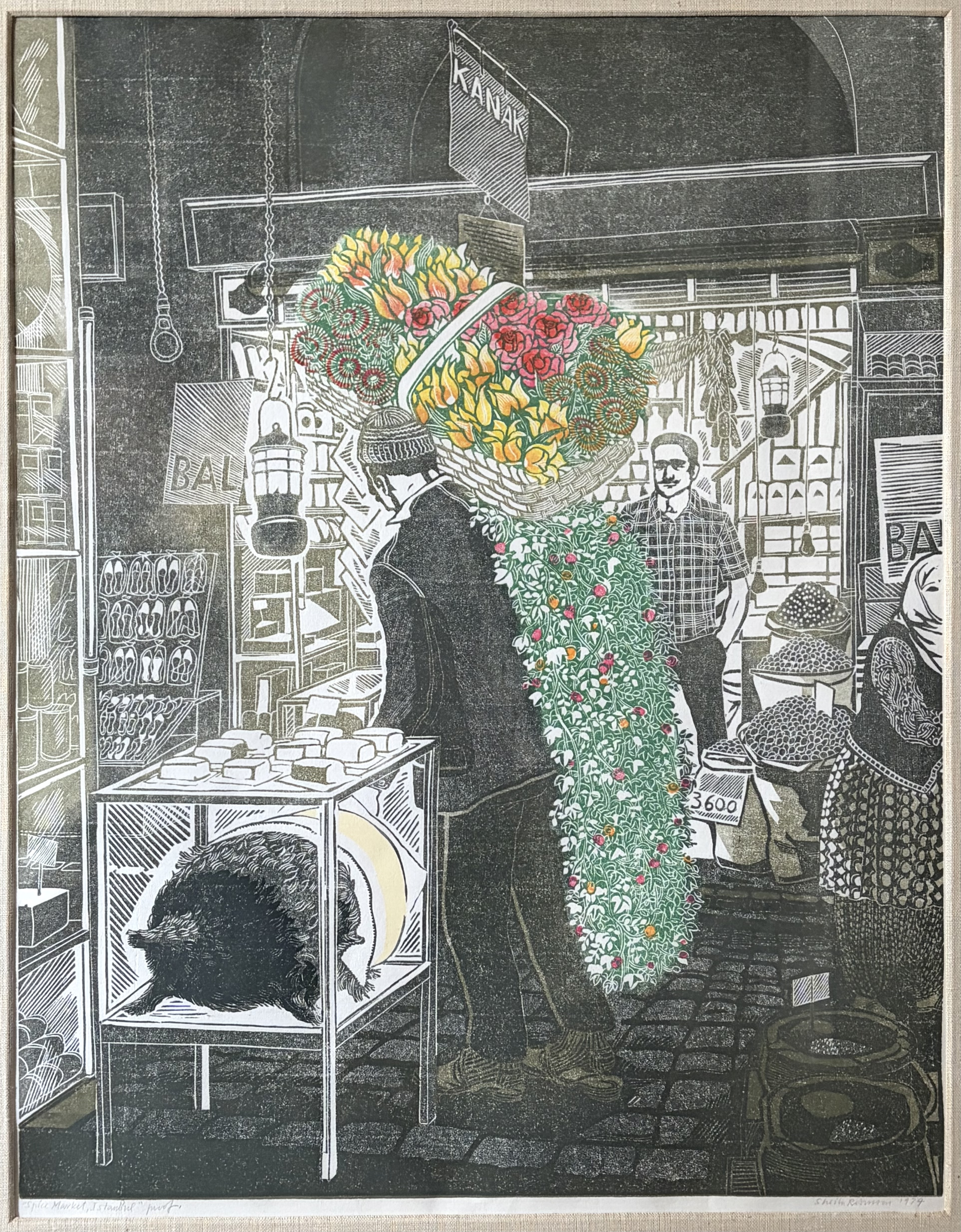 Lino print