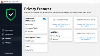 best antivirus software: BitDefender Antivirus Plus interface
