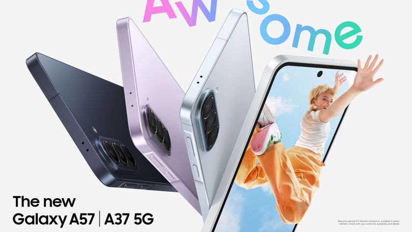 Galaxy A57 and A37 in black, pink, and silver