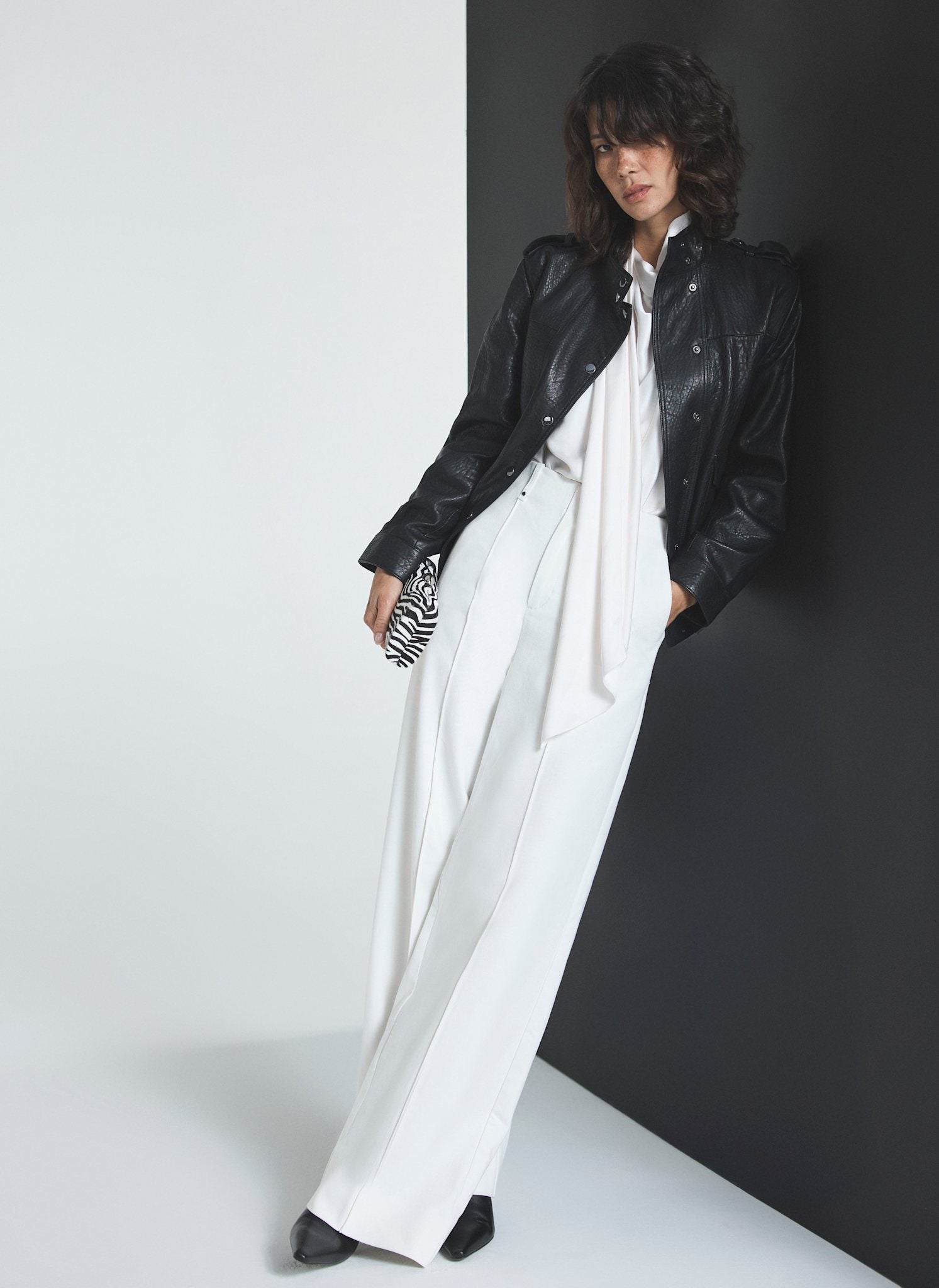 White Wide Leg Jeans