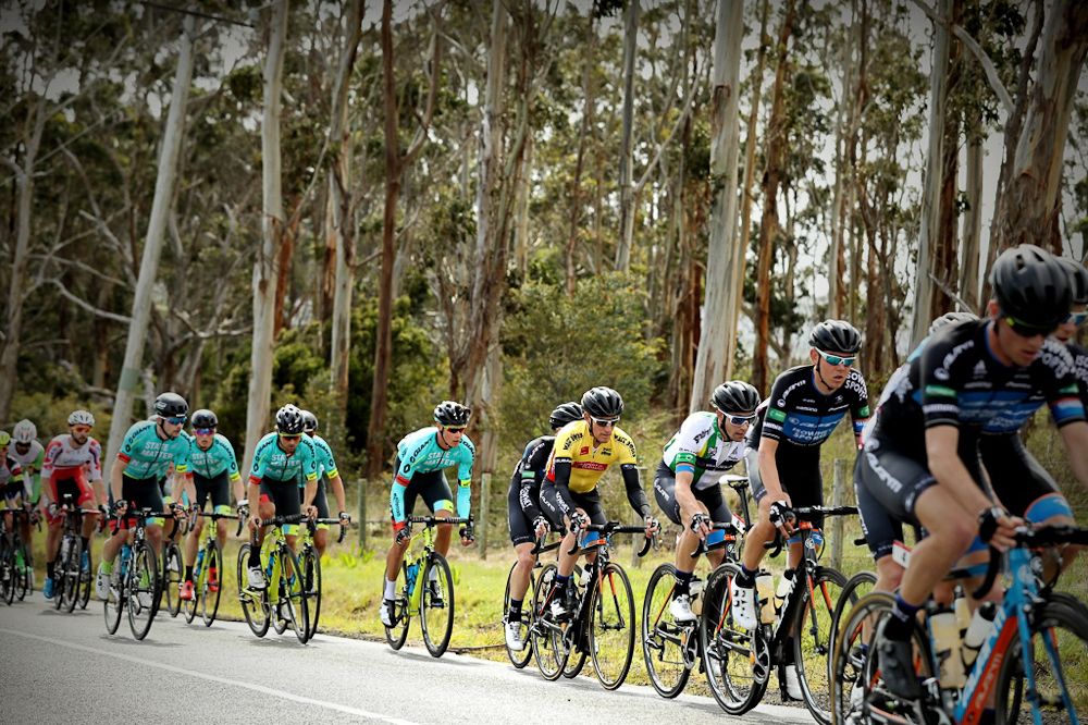 State of Matter/MAAP and Avanti IsoWhey Sport mark each other during stage 1.