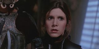 Carrie Fisher as Leia in Return of the jedi