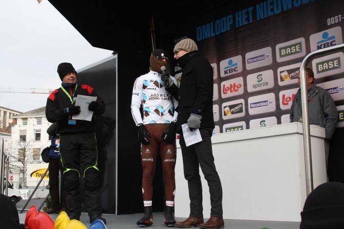 Somewhere in there is Steve Chainel (Ag2r-La Mondiale).