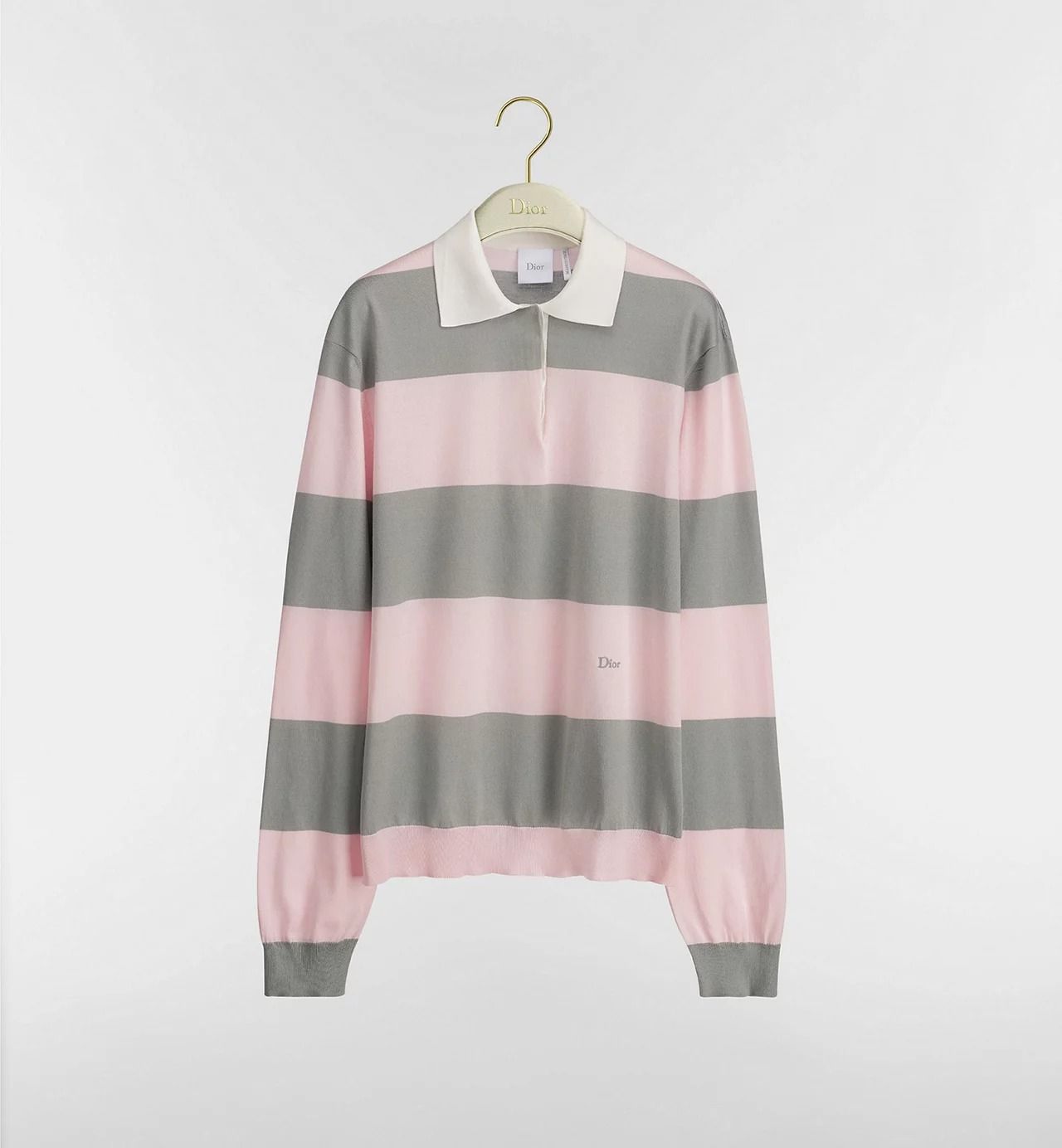 Dior, Dior Marinière Long-Sleeved Polo Shirt