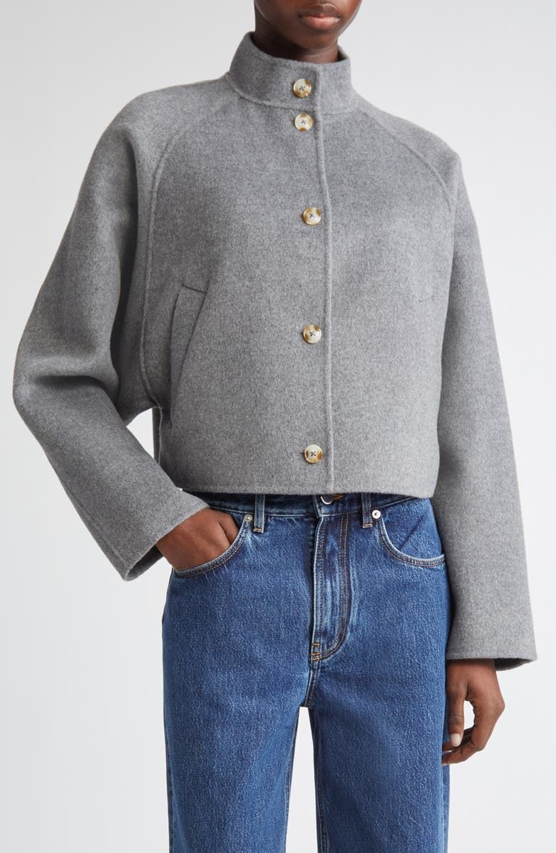 Nyma Wool & Cashmere Felt Crop Jacket