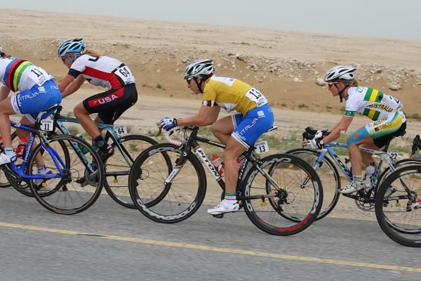 Race leader, Giorgia Bronzini (Italy)