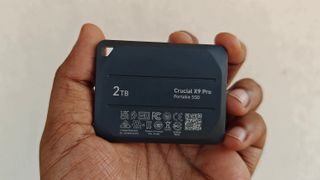 Crucial X9 Pro SSD back