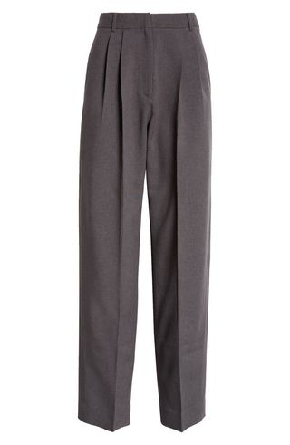 Pleated cocoon pants