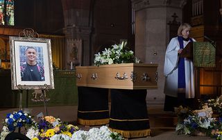 EastEnders releases images from Shakil’s funeral