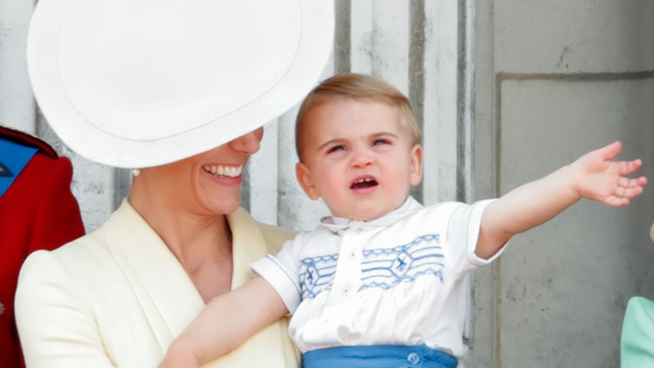 Prince Louis and Kate Middleton