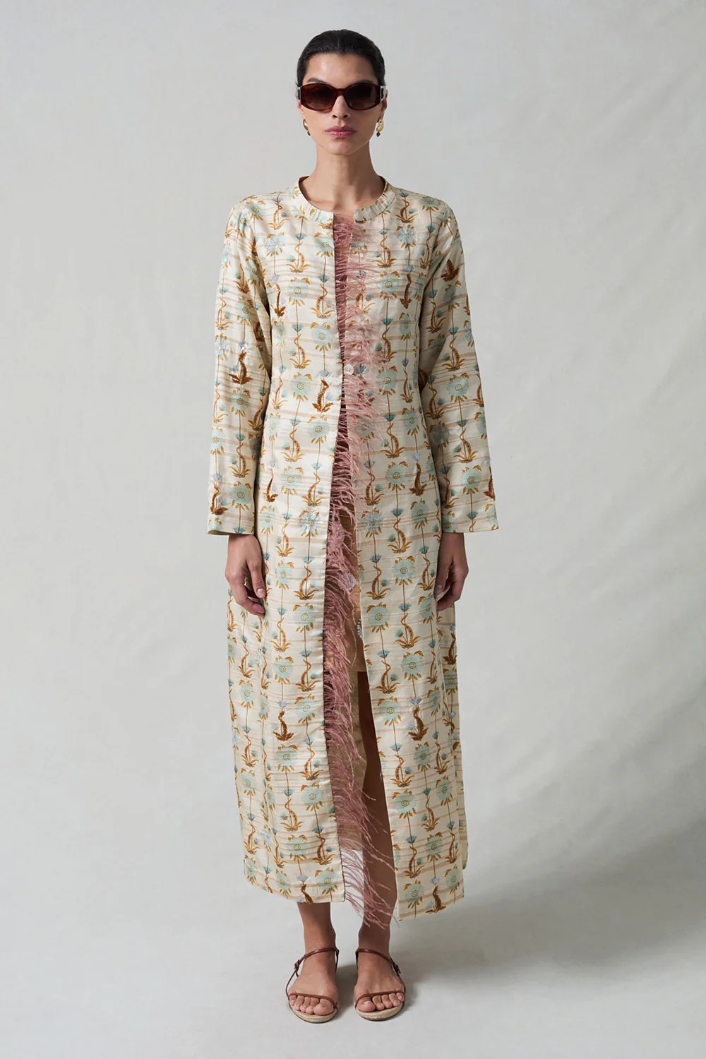 Chan Luu, Vienna Lightweight Coat Chrysanthemum
