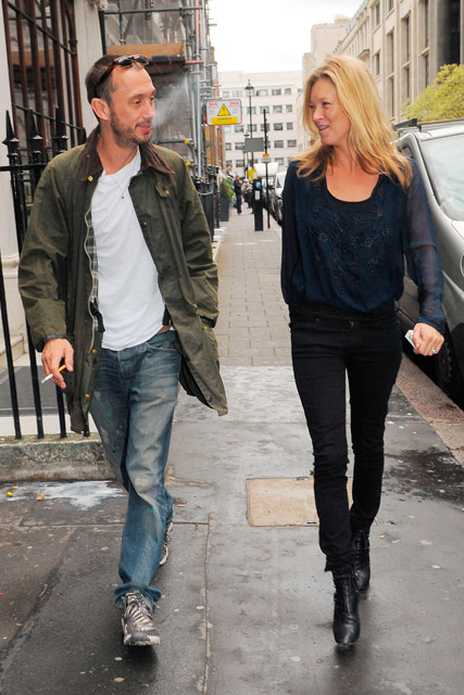 Støv Tilskud krysantemum Kate Moss steps out in London with her ex-boyfriend | Marie Claire UK
