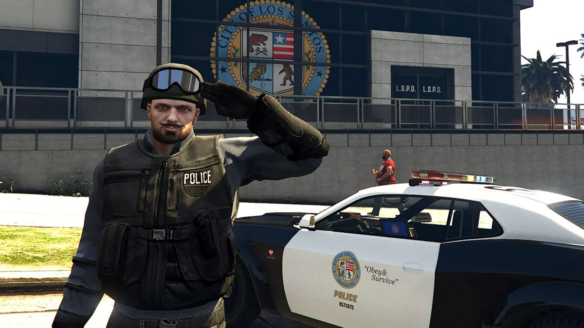 How to get GTA Online Police Uniforms and dress as a cop | GamesRadar+