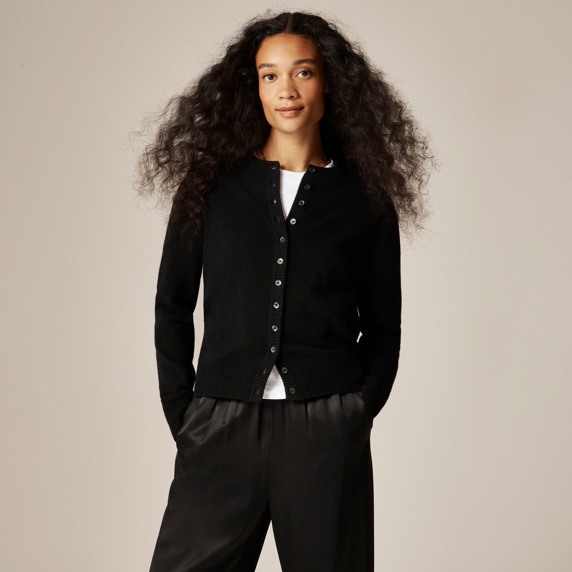 J.Crew Perfect Cashmere Cardigan in Stripe.