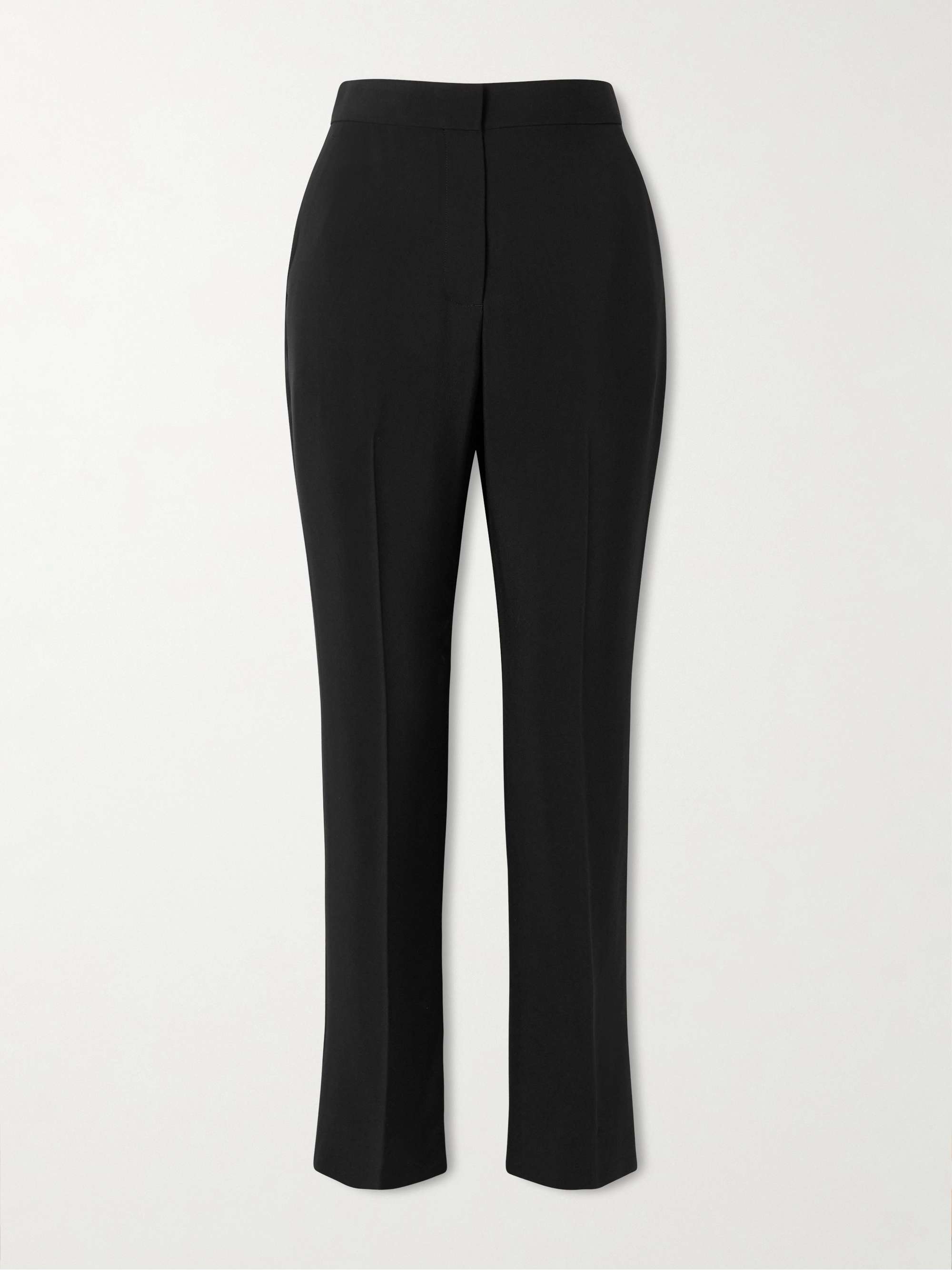 Crepe Straight-Leg Pants