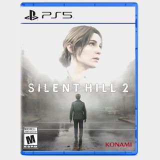 Silent Hill 2 box on a plain background