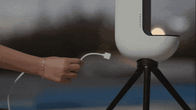 The Vespera smart telescope from the French startup Vaonis.