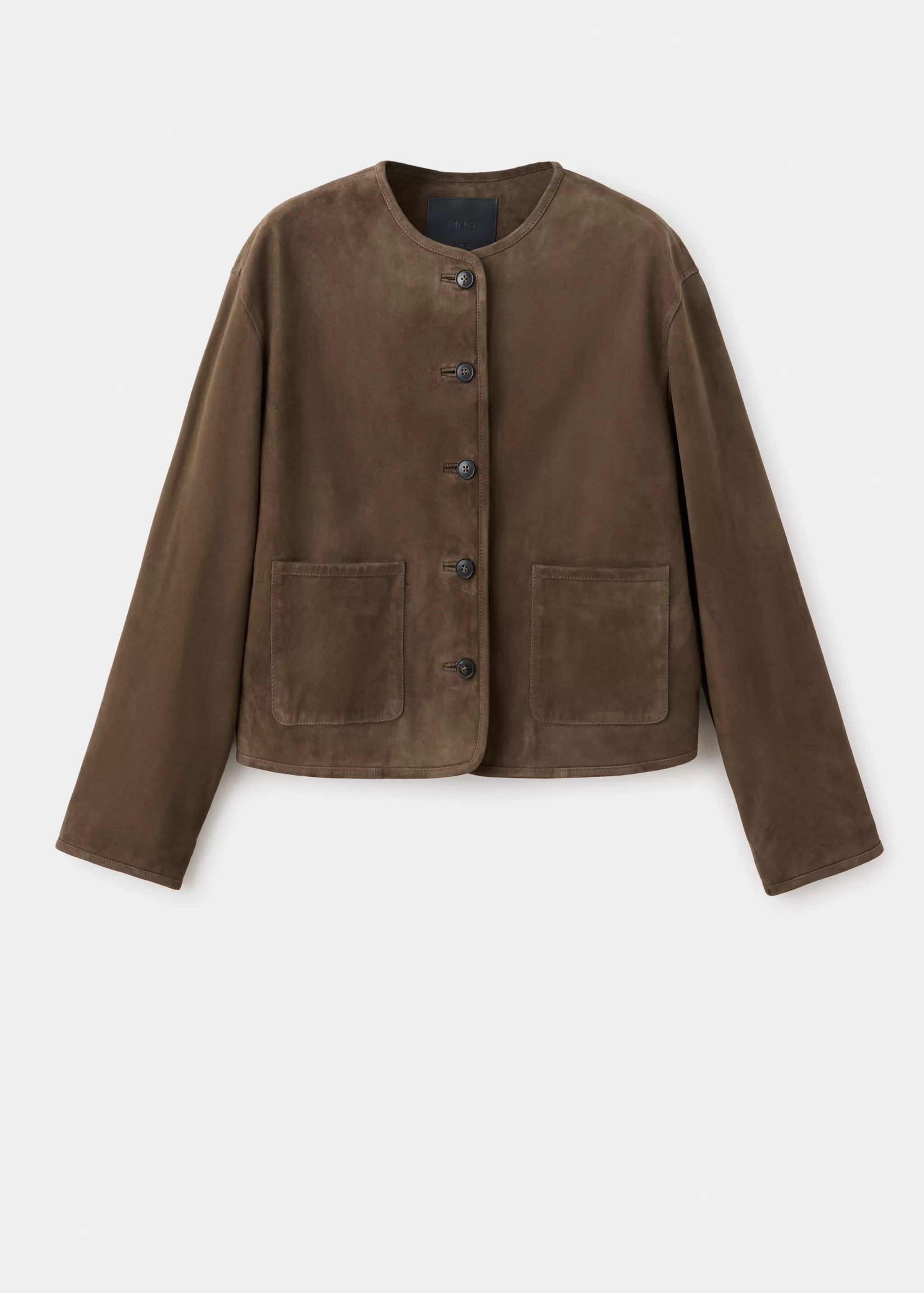 Chest-Pocket Suede Jacket - Women | Mango United Kingdom