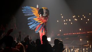 Macaw performs in The Masked Singer season 9
