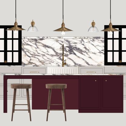 CGI rendering of kitchen