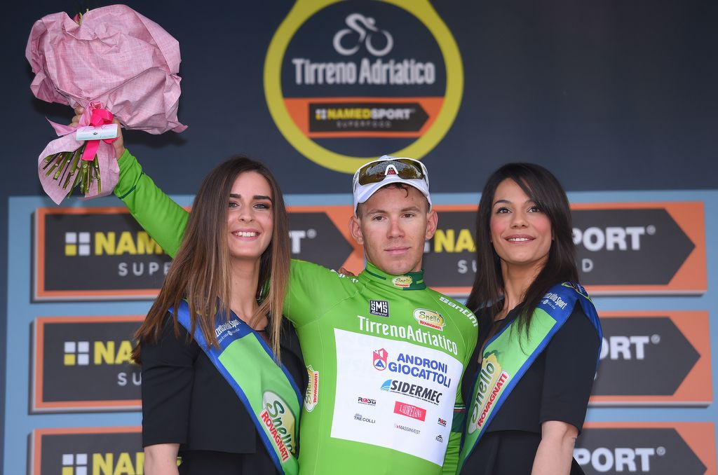 KOM leader Davide Ballerini (Androni Giocattoli&ndash;Sidermec)