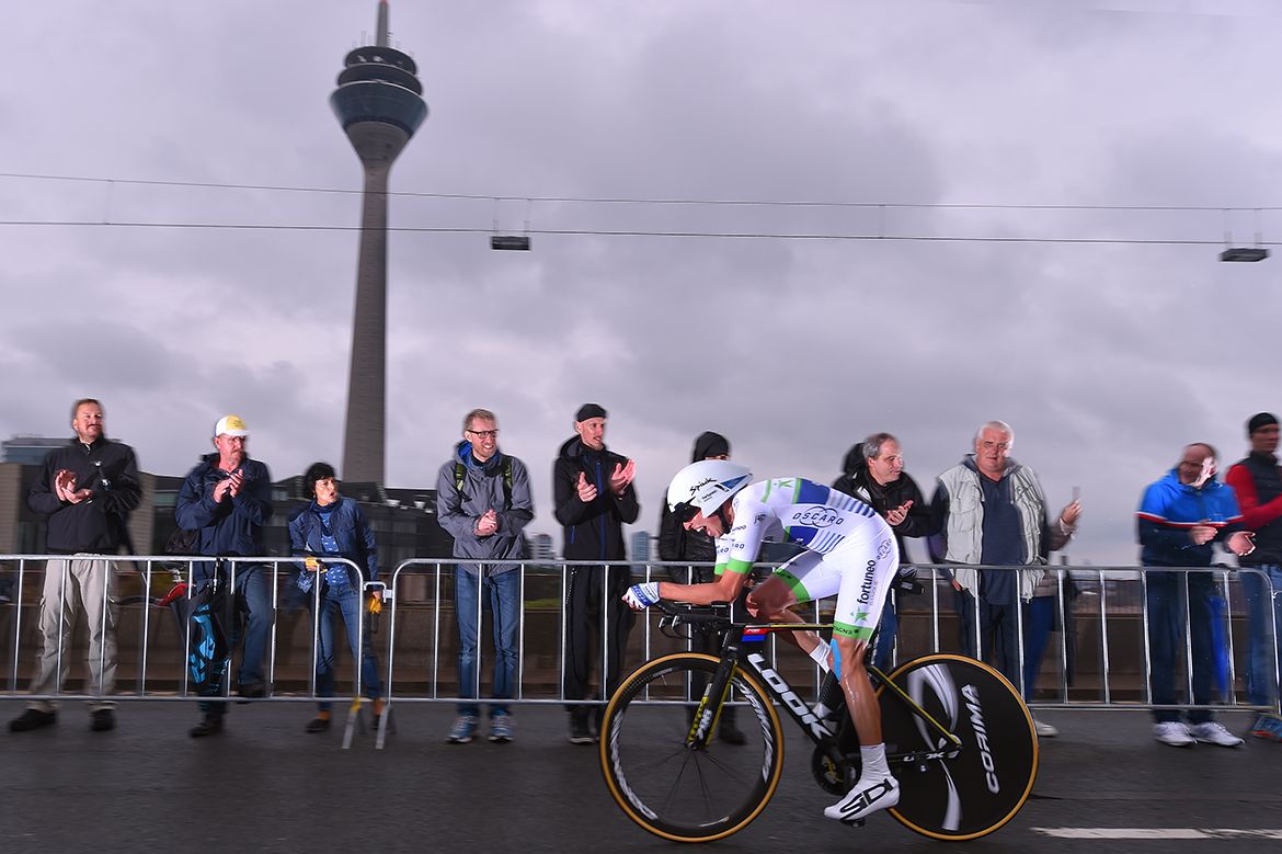 Romain Hardy on stage 1 of the Tour de France
