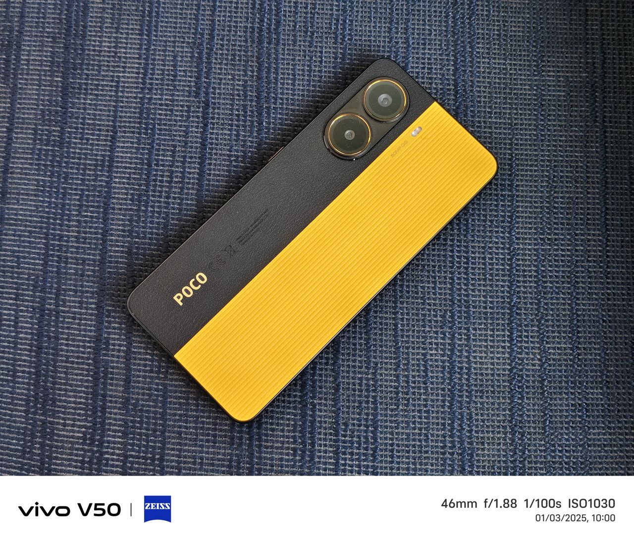 A photo taken on the Vivo V50