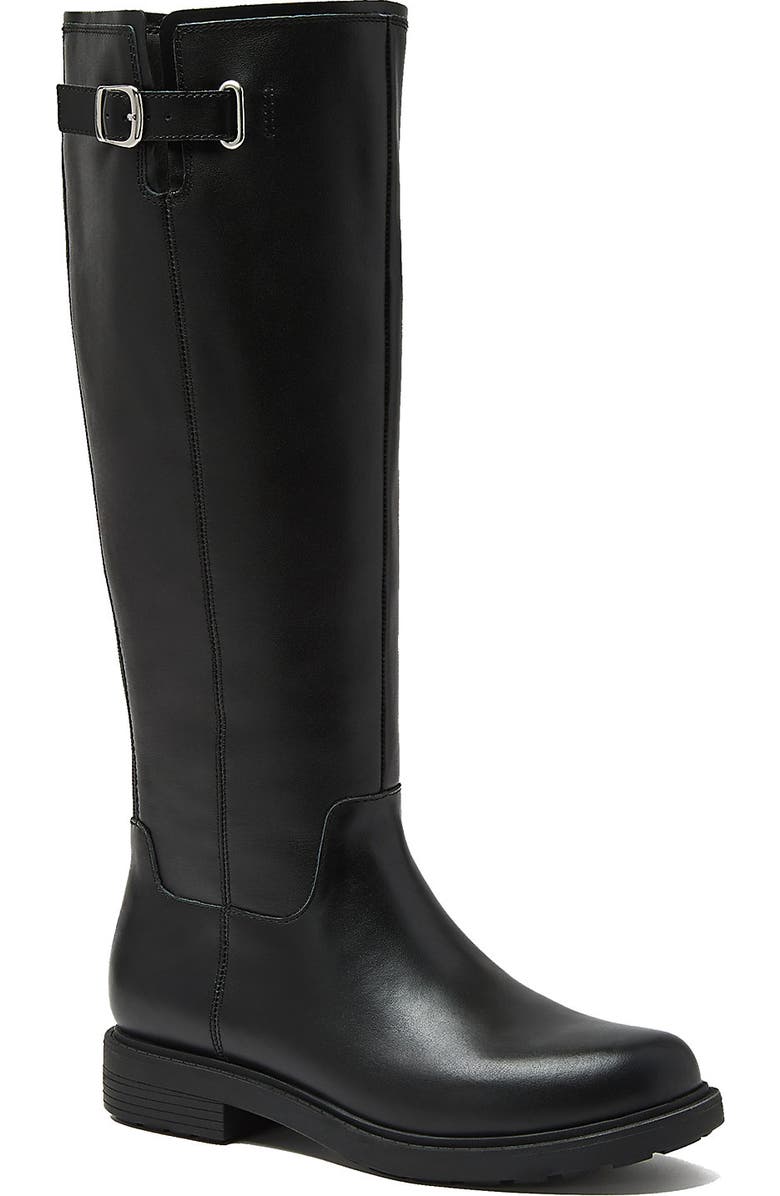 Leather Knee High Riding Boots