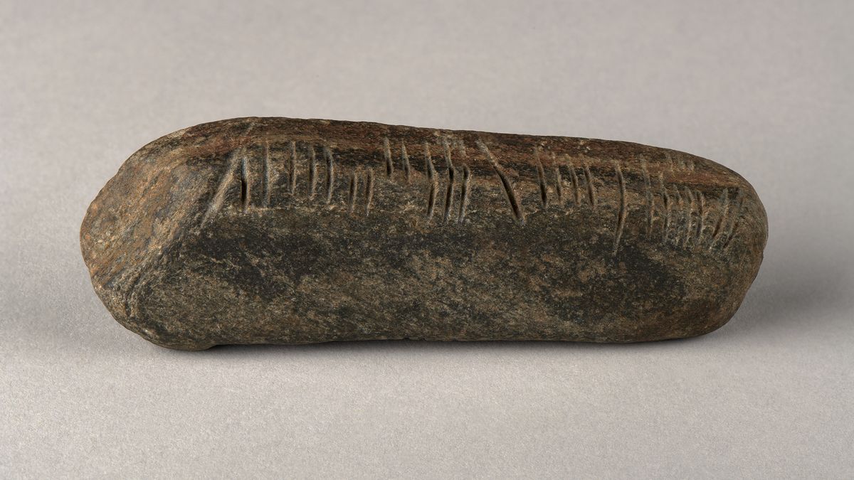 Stone with 1,600-year-old Irish inscription found in English garden
