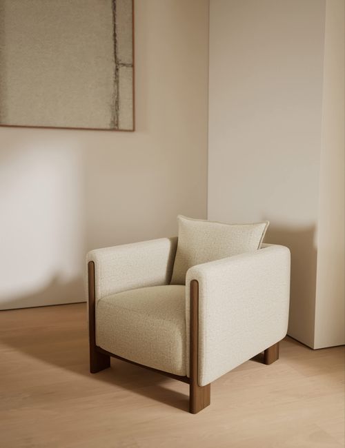 Block Accent Armchair