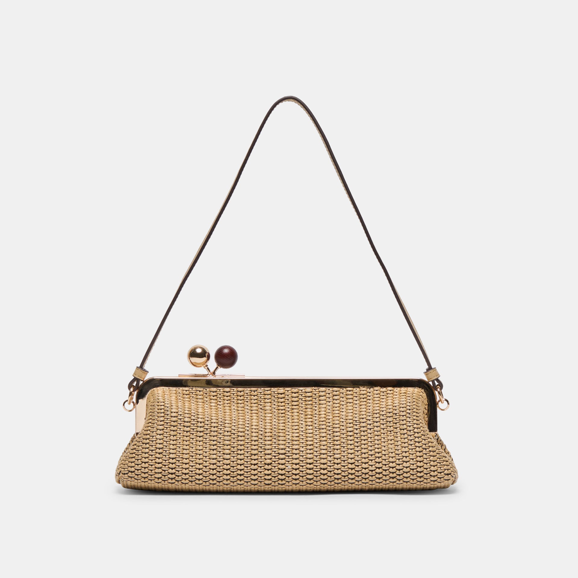 Ambrea Shoulder Bag Natural Raffia