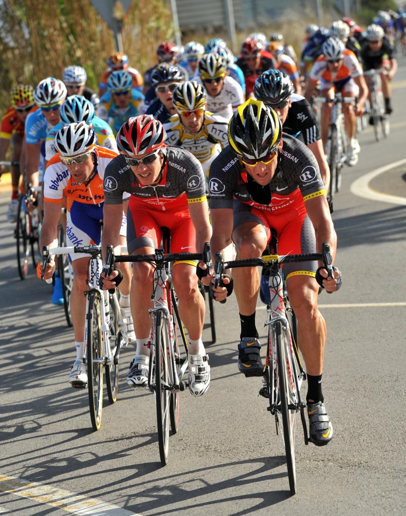 Lance Armstrong, Tour of Murcia 2010, stage one