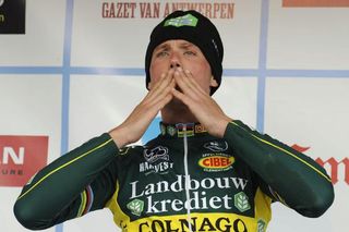 Sven Nys (Landbouwkrediet-Colnago) was thrilled to take second.