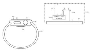 Apple Watch 8 temperature sensor patent