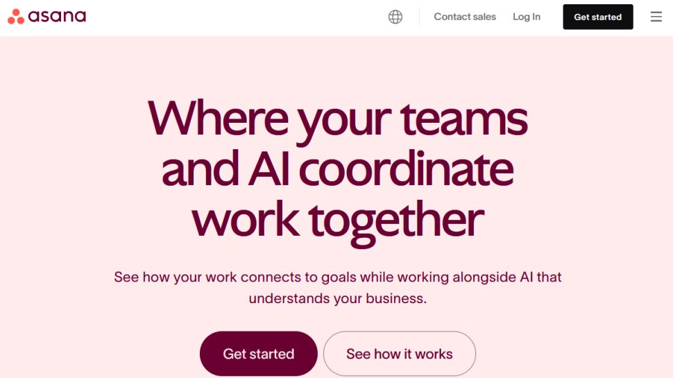 Asana website screenshot (June 2025).