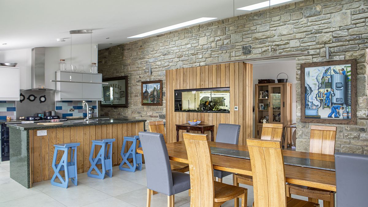 oak frame kitchen