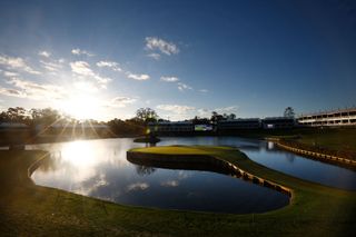 TPC Sawgrass 17th hole pictured