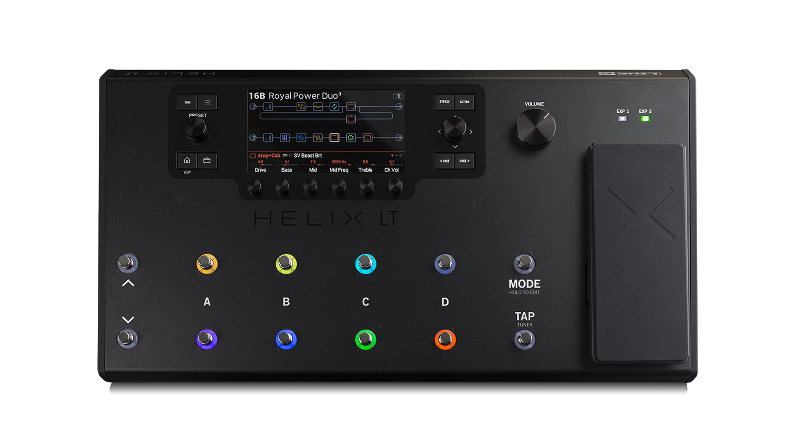 Best multi-effects pedals for guitarists: Line 6 Helix LT