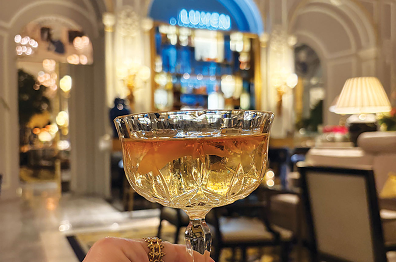 Lumen cocktail, St Regis Rome