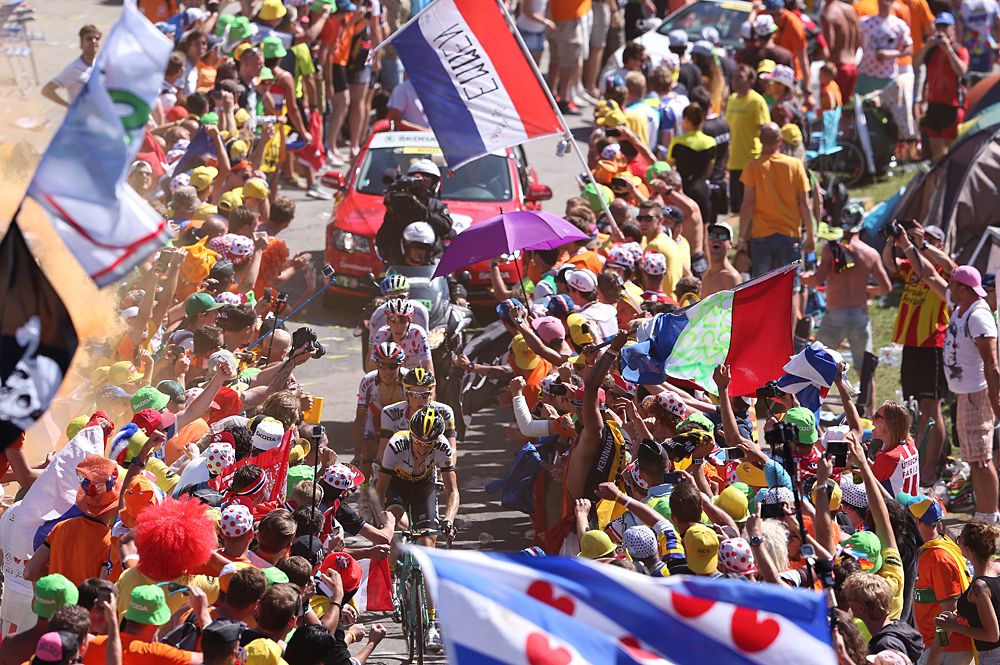 The chaos on Alpe d'Huez