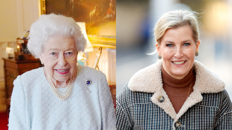 Queen wishes Sophie Wessex happy birthday with puppy photo