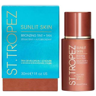 Sunlit Skin Bronzing Tint and Self Tan Face Serum