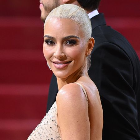 kim kardashian blonde hair met gala 