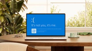 Windows 10 BSOD saying "It's not you, it's me."