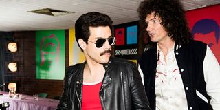 Freddie Mercury and Brian May in Bohemian Rhapsody