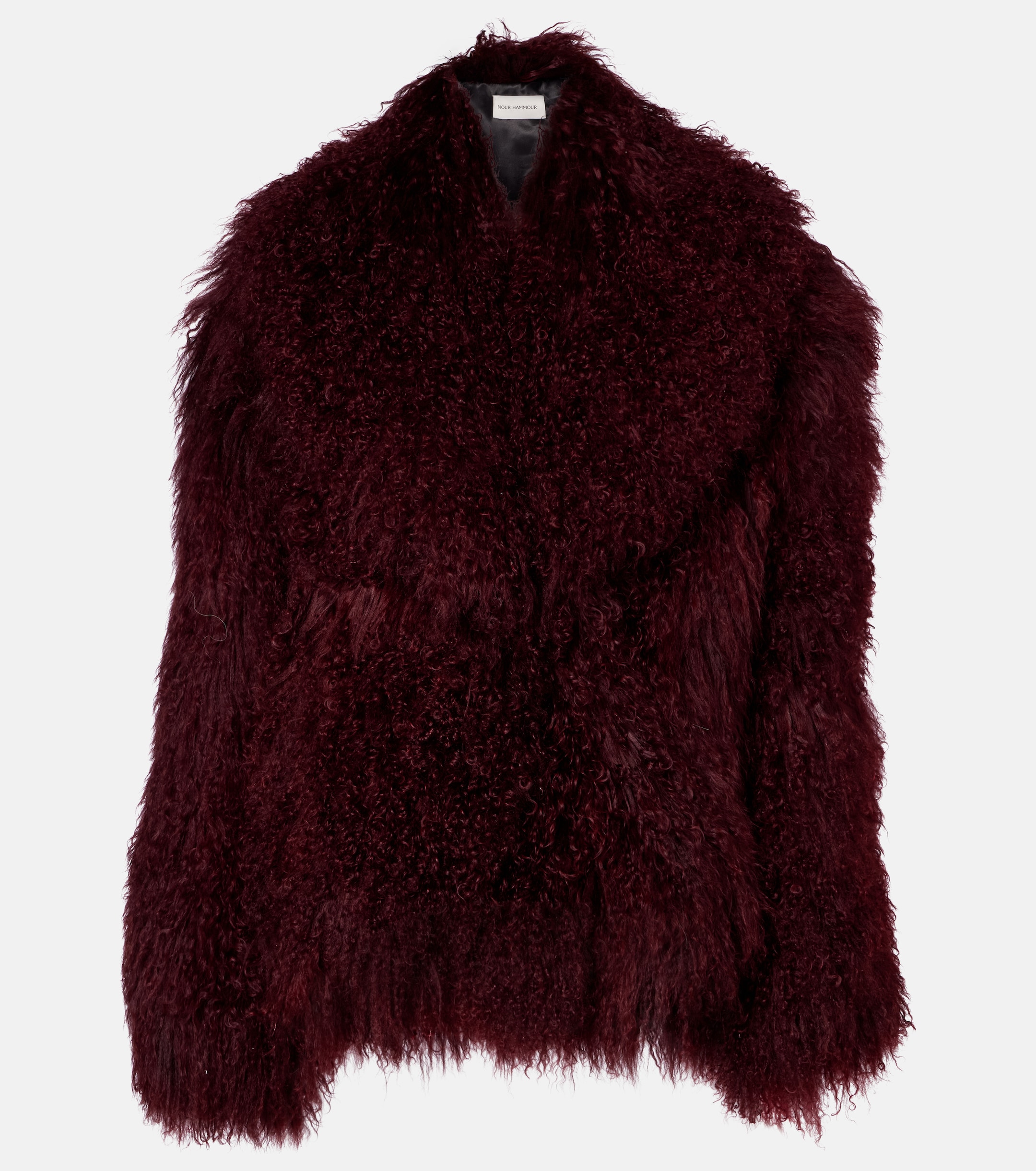 nour hammour Mirja shearling jacket