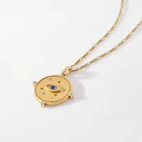 Edge of Ember Visionary Charm Necklace Gold, was £145, now £108.75