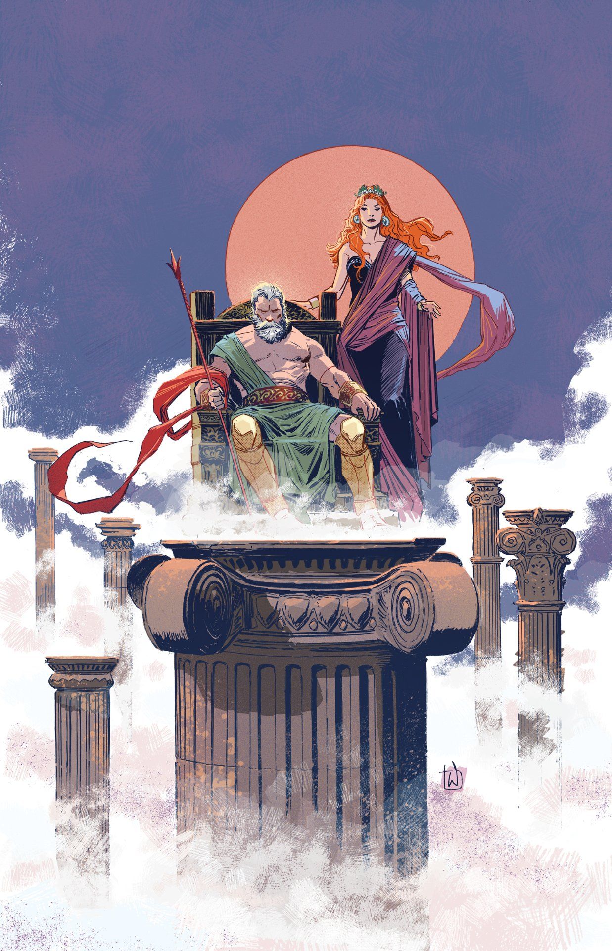 Olympus: Rebirth #1 1:25 variant by Lee Weeks