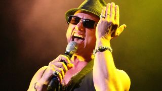 Geoff Tate of Queensryche performs onstage at the Gibson Amphitheatre on September 27, 2009 in Universal City, California. (Photo by David Livingston/Getty Images)